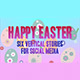 Happy Easter Day Social Media Stories - VideoHive Item for Sale