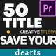 Modern Title Pack Premiere Pro - VideoHive Item for Sale