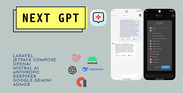 NextGPT - Multi Model GPT Android App