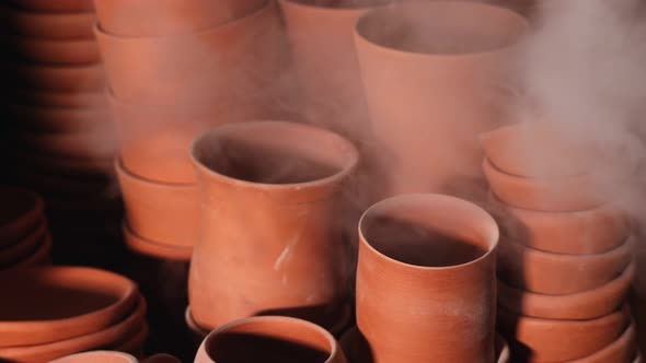 Clay Pots In A Ceramic Studio Workshop 2