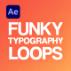Funky Typography Loops - VideoHive Item for Sale