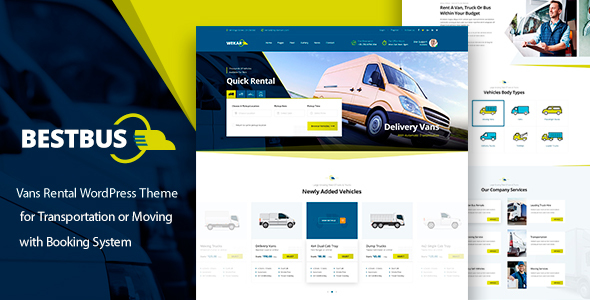 Bestbus - Transport Rental WordPress Theme
