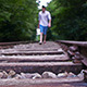 Man Walking on Railroad 4 - VideoHive Item for Sale