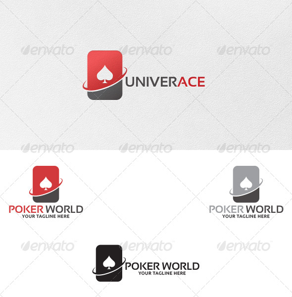 Poker World - Logo Template