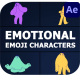 Emoji Emotional Characters for After Effects - VideoHive Item for Sale