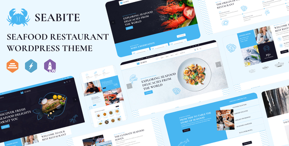 Seabite - Seafood Restaurant WordPress Theme