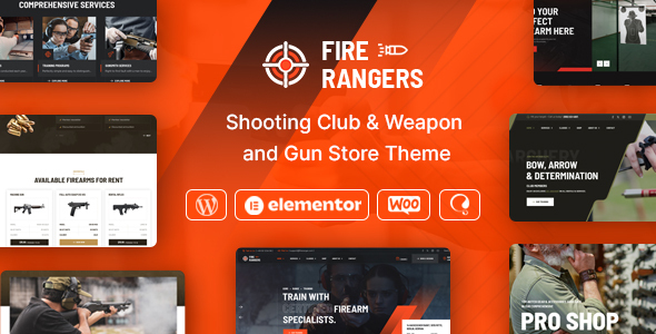 Fire Rangers – Shooting Range & Gun Club WordPress Theme