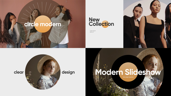 Circle Modern Video Slideshow
