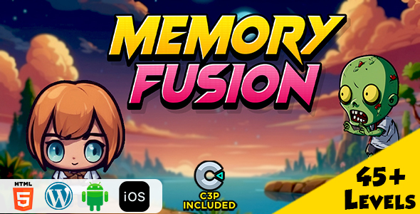 Memory Fusion HTML5 Construct 3 Game