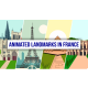 Animated Landmarks In France - VideoHive Item for Sale