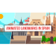 Animated Landmarks In Spain - VideoHive Item for Sale