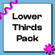 Lower Thirds Pack - VideoHive Item for Sale