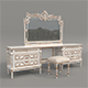 Classic European style Dressing Table 31 - 3DOcean Item for Sale
