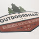 Outdoorsman Backpacking Logo - GraphicRiver Item for Sale