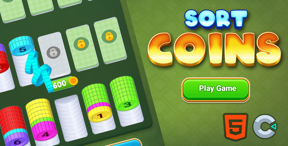 Coin Sort - Html5 (Construct3)