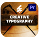 Creative Typography | Premiere Pro MOGRT - VideoHive Item for Sale