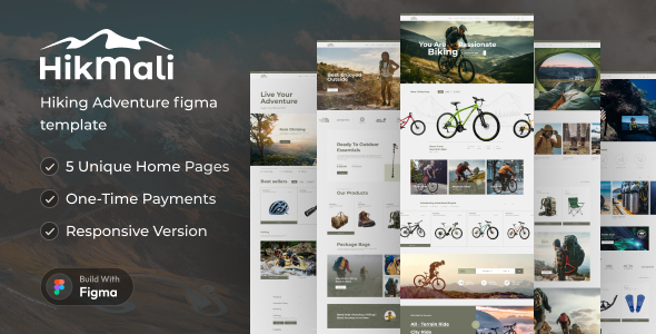 HikMali - Hiking & Adventure Figma Template