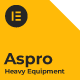 Aspro - Machinery & Heavy Equipment Elementor Template Kit - ThemeForest Item for Sale