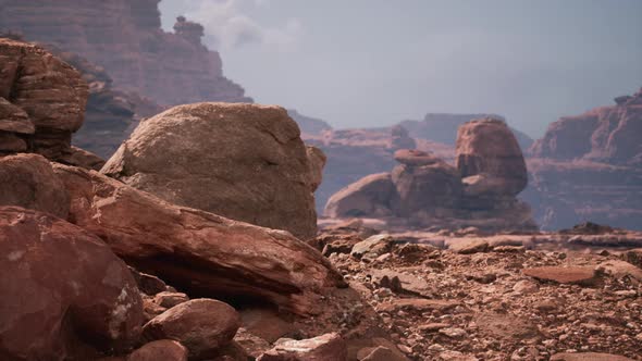 Golden Rocks in Grand Canyon