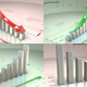 Ascending and Descending Exchange 3d Abstract Charts - VideoHive Item for Sale