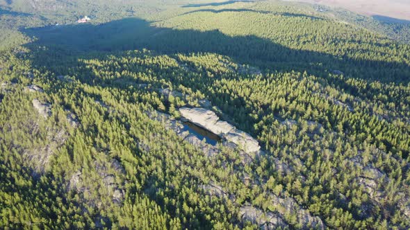 Aerial Photography Of The Majestic Mountain Peaks And Slopes