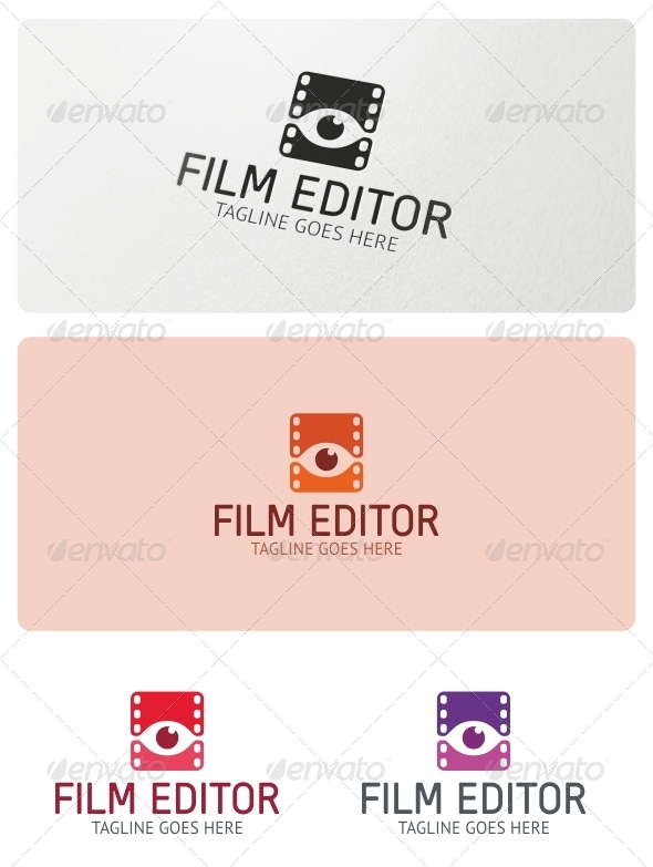 Film Editor Logo Template