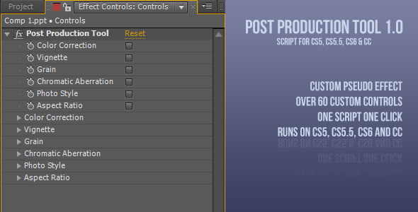 Post Production Tool 1.0v