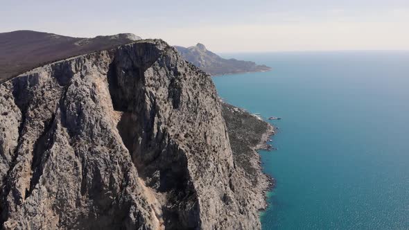 Majestic High Cliffs and Endless Sea