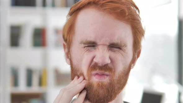 Toothache, African Man with Tooth Infection