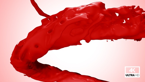 Circle Red Paint Splash V2 alt