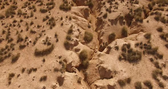 AERIAL: Sahara desert in Morocco