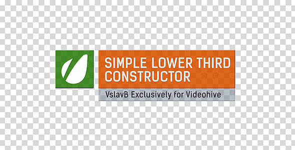 Simple Lower Third Constructor