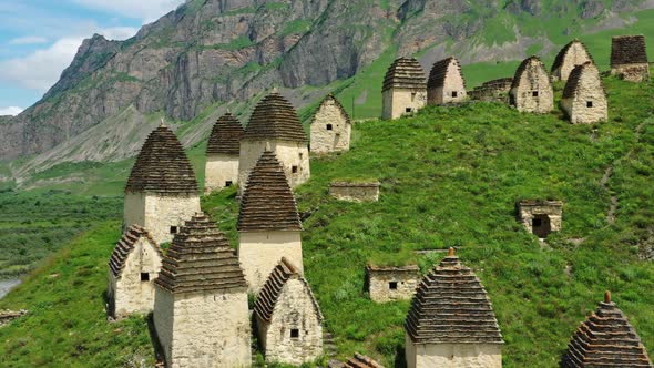 Dead Town Dargavs In North Ossetia