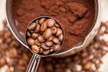 Coffee beans in a spoon - PhotoDune Item for Sale