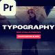 Typography - VideoHive Item for Sale
