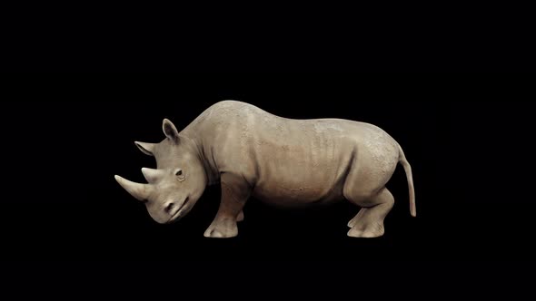 4K Rhinoceros Head alt
