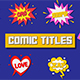 10 Comics Titles | MOGRT - VideoHive Item for Sale
