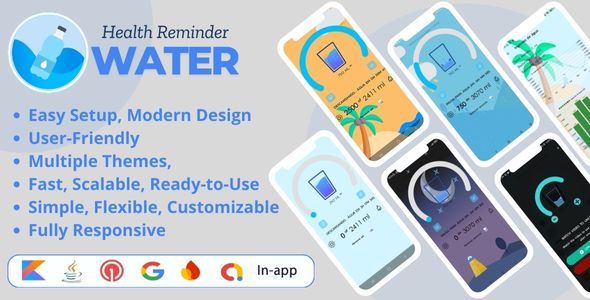 Kotlin: Water & Health Reminder App + Android Solution