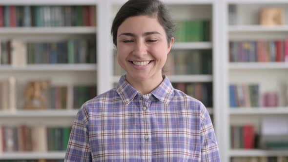 Portrait of Indian Woman Smiling at Camera