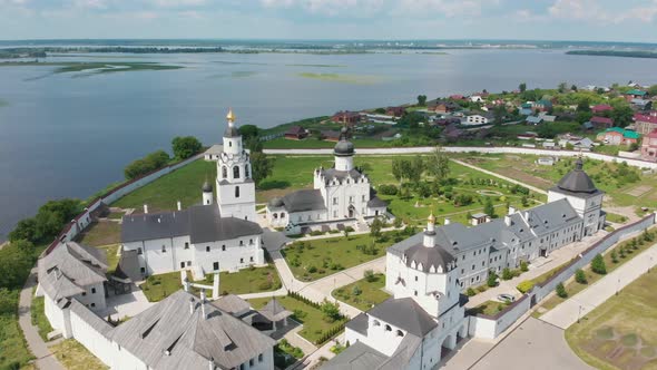 An Area of Assumption Cathedral and Monastery of the Town-island of Sviyazhsk, Russia