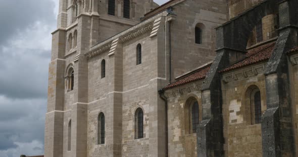 The Vezelay abbey, department of Yonne, region Bourgogne Franche Comte in France