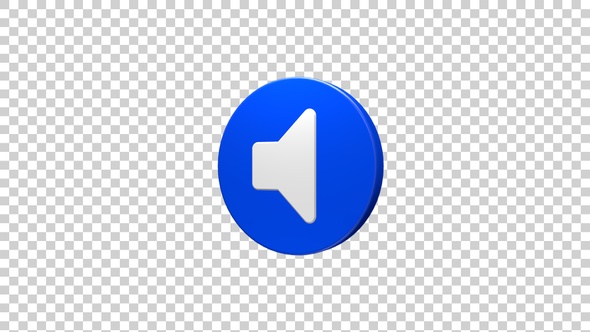 Volume Off Icon Rotating