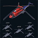 Asset - Army -EC225 Super Puma MkII 3D MODEL VR / AR / low-poly - 3DOcean Item for Sale