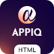 APPIQ - Mobile App Landing Page Responsive HTML Template - ThemeForest Item for Sale