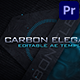 Carbon Elegance - Logo Intro for Premiere Pro - VideoHive Item for Sale