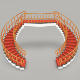 Double Stairs with Carpet and Handrail v2 - 3DOcean Item for Sale