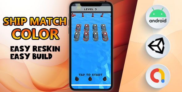 Ship Match Color - (Unity - Admob - Game)