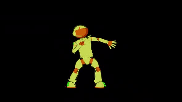 Cartoon Robot Dance alt
