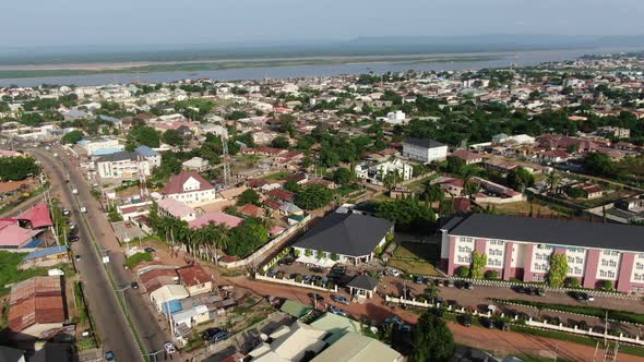 Shot of area View of Lokoja, Kogi State Nigeria