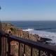 traveler man looking at the sea in pichilemu punta de lobos chile, sunrise cold perfect waves - VideoHive Item for Sale